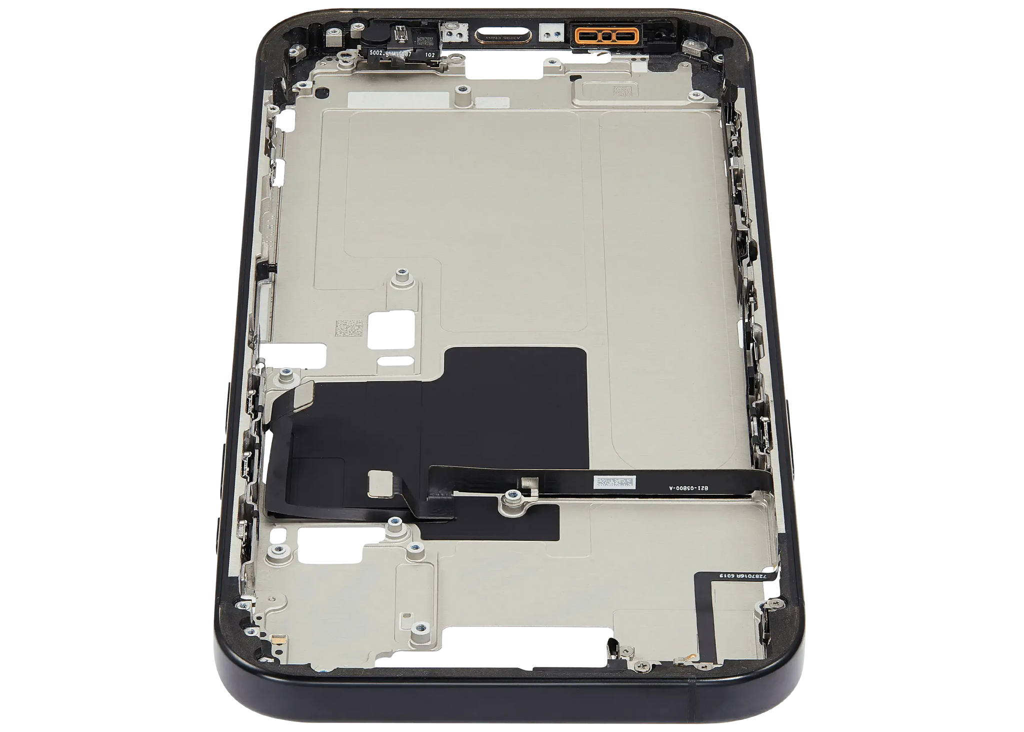 Mid-Frame Housing W/ Small Parts For iPhone 16 Pro Max (EU / Global Version) (Pull) (Black Titanium)