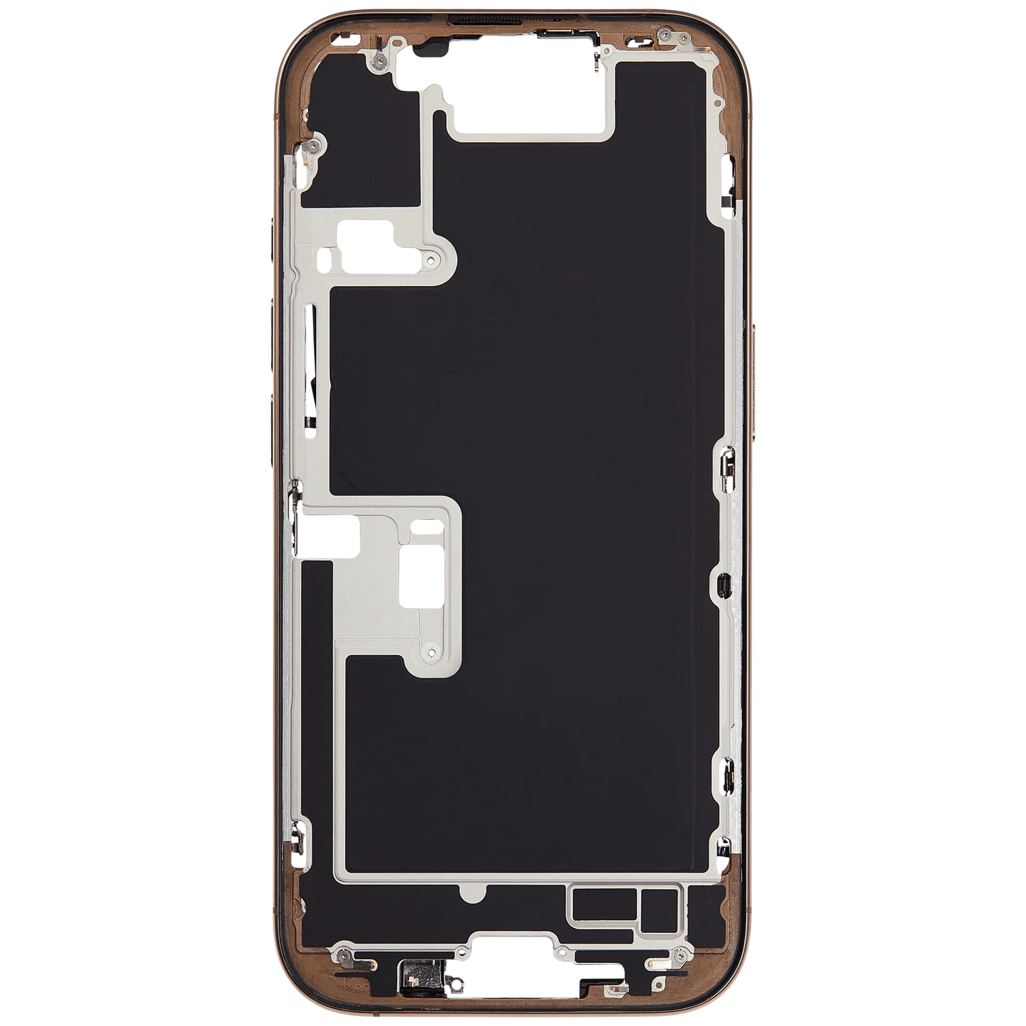 Mid-Frame Housing W/ Small Parts For iPhone 16 Pro (EU / Global Version) (Pull) (Desert Titanium)
