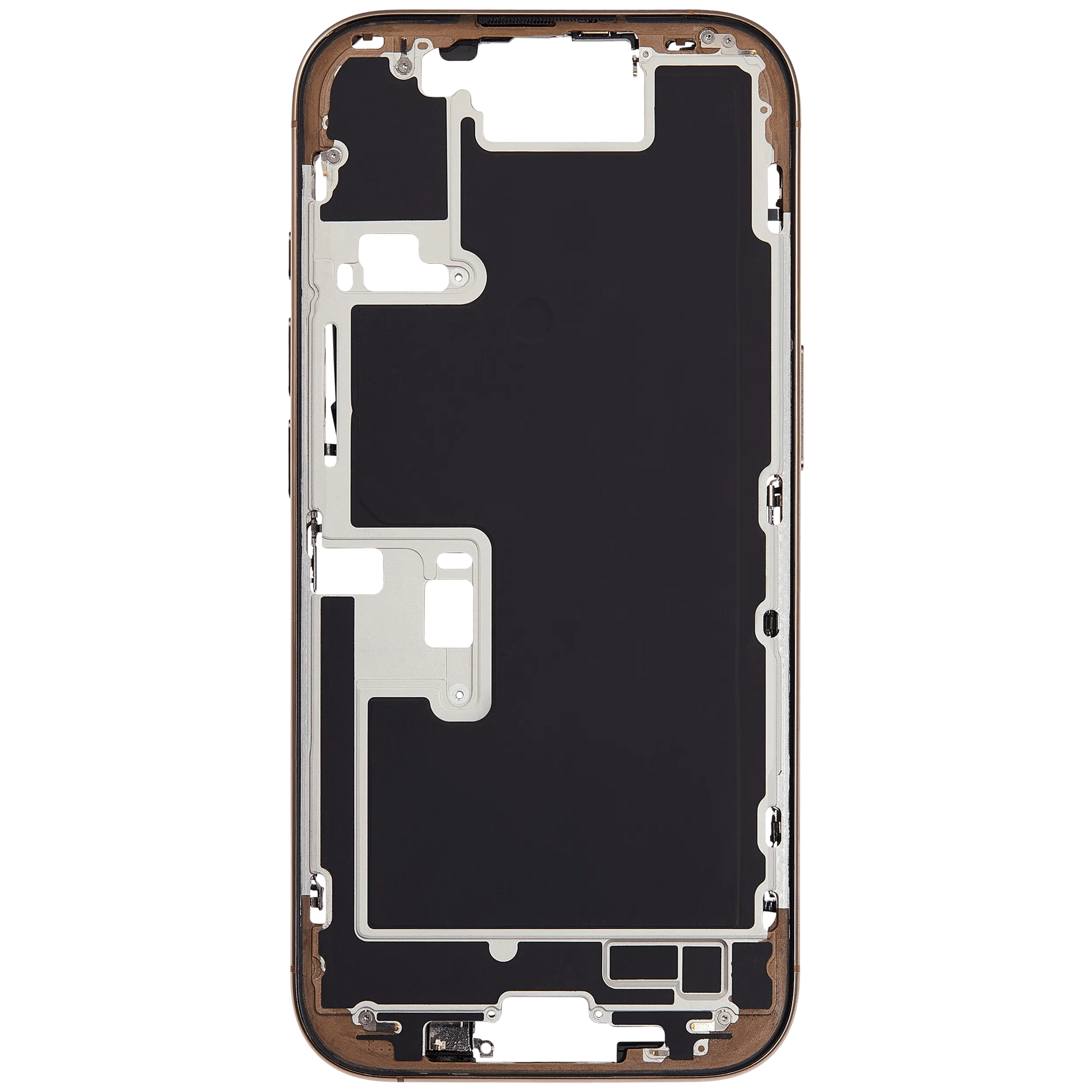Mid-Frame Housing W/ Small Parts For iPhone 16 Pro (EU / Global Version) (Pull) (Desert Titanium)