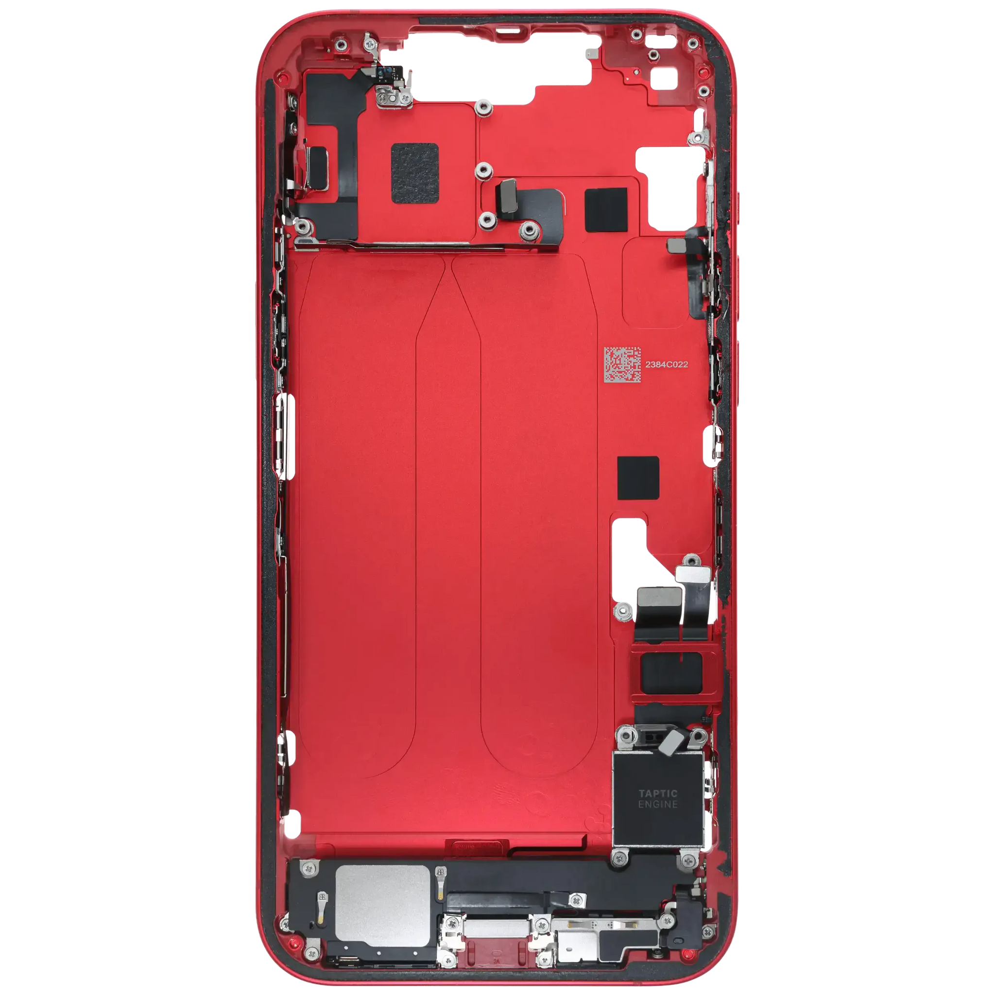 Mid-Frame Housing W/ Charging Port Flex & Small Parts For iPhone 14 Plus (EU / Global Version) (Pull) (Red)
