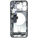 Mid-Frame Housing W/ Small Parts For iPhone 15 Pro Max (EU / Global Version) ( Pull) (White Titanium)