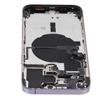 Back Housing W/ Small Parts For iPhone 14 Pro Max (US Version) (Pull) (Deep Purple)