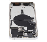 Back Housing W/ Small Parts For iPhone 14 Pro Max (US Version) (Pull) (Silver)