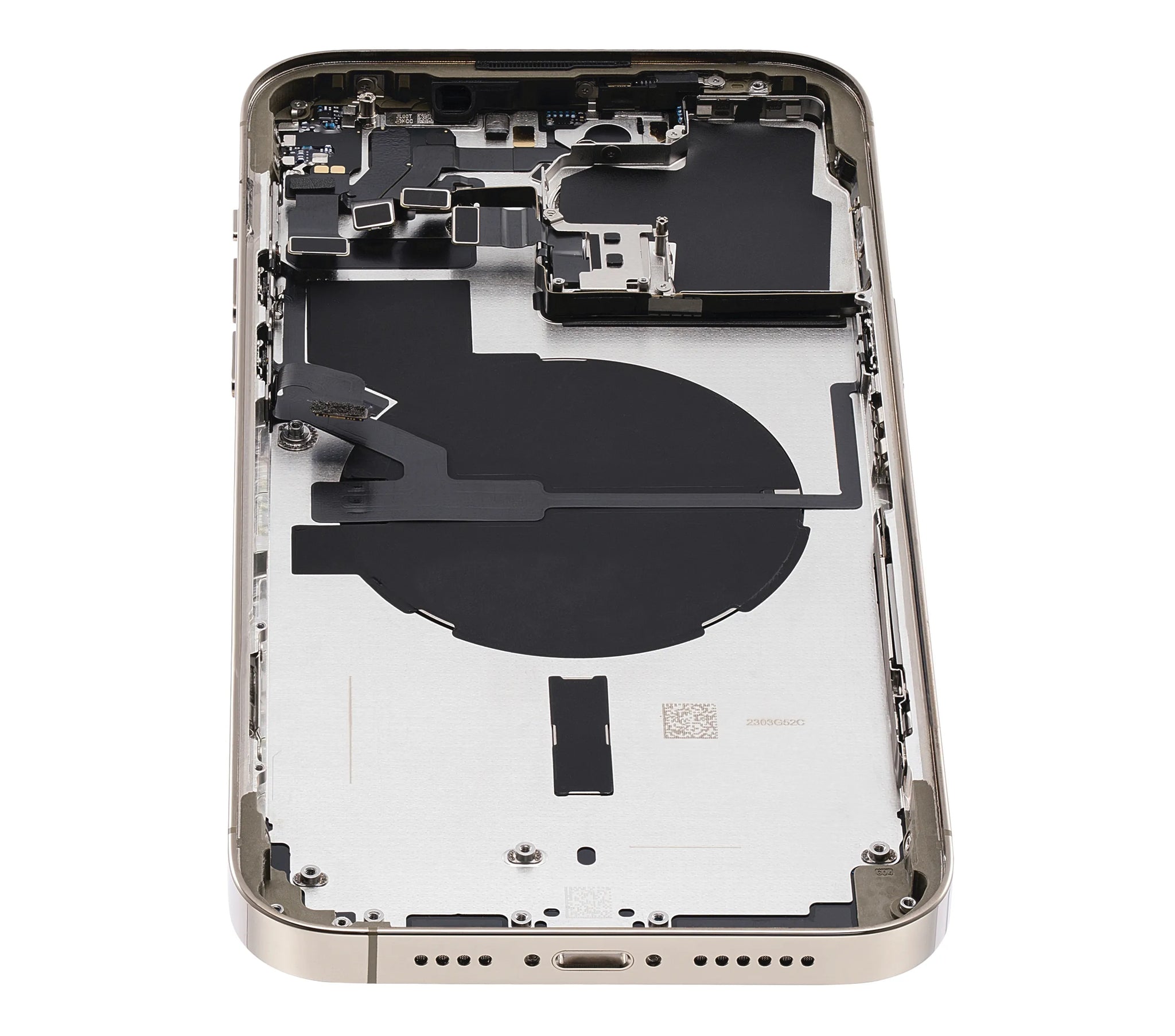 Back Housing W/ Small Parts For iPhone 14 Pro Max (US Version) (Pull) (Gold)