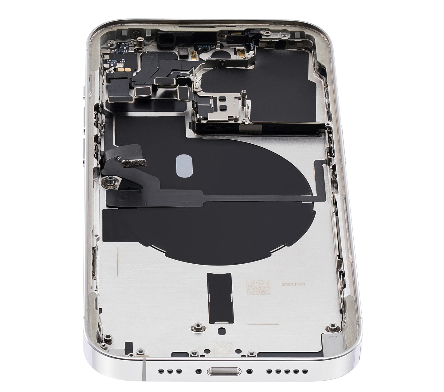 Back Housing W/ Small Parts For iPhone 14 Pro (US Version) (Pull) (Silver)