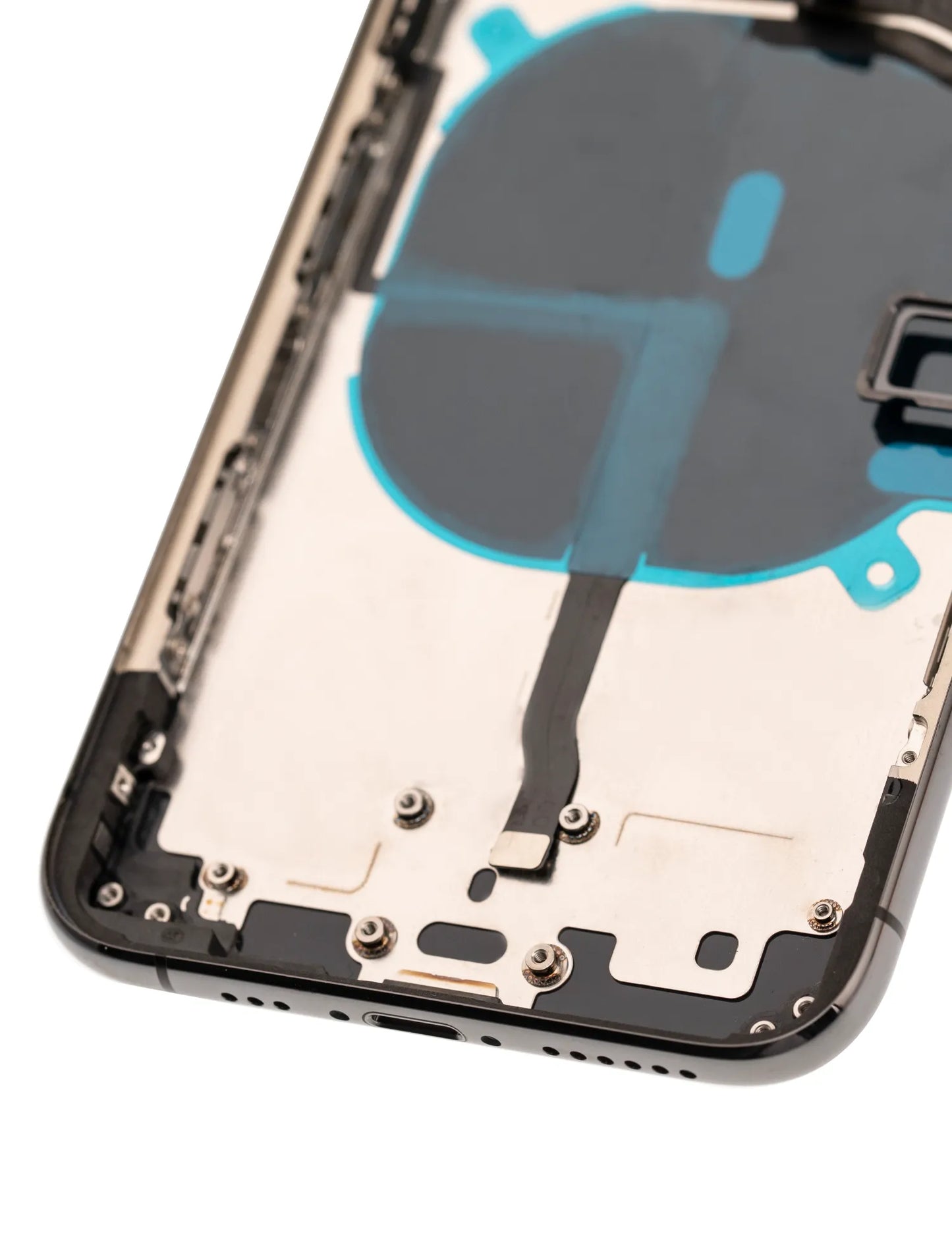 Back Housing W/ Small Components Pre-Installed For iPhone 11 Pro (Pull) (Matte Space Gray)