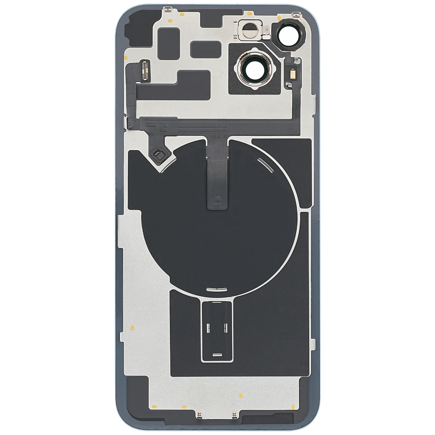 Back Glass w/ MagSafe Magnet For iPhone 14 Plus (Used OEM Pull: Grade A) (Blue)