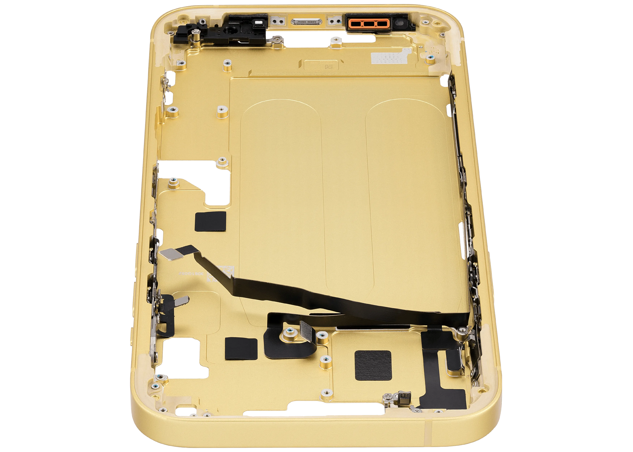 Mid-Frame Housing W/ Small Parts For iPhone 14 Plus (US Version) (Pull) (Yellow)