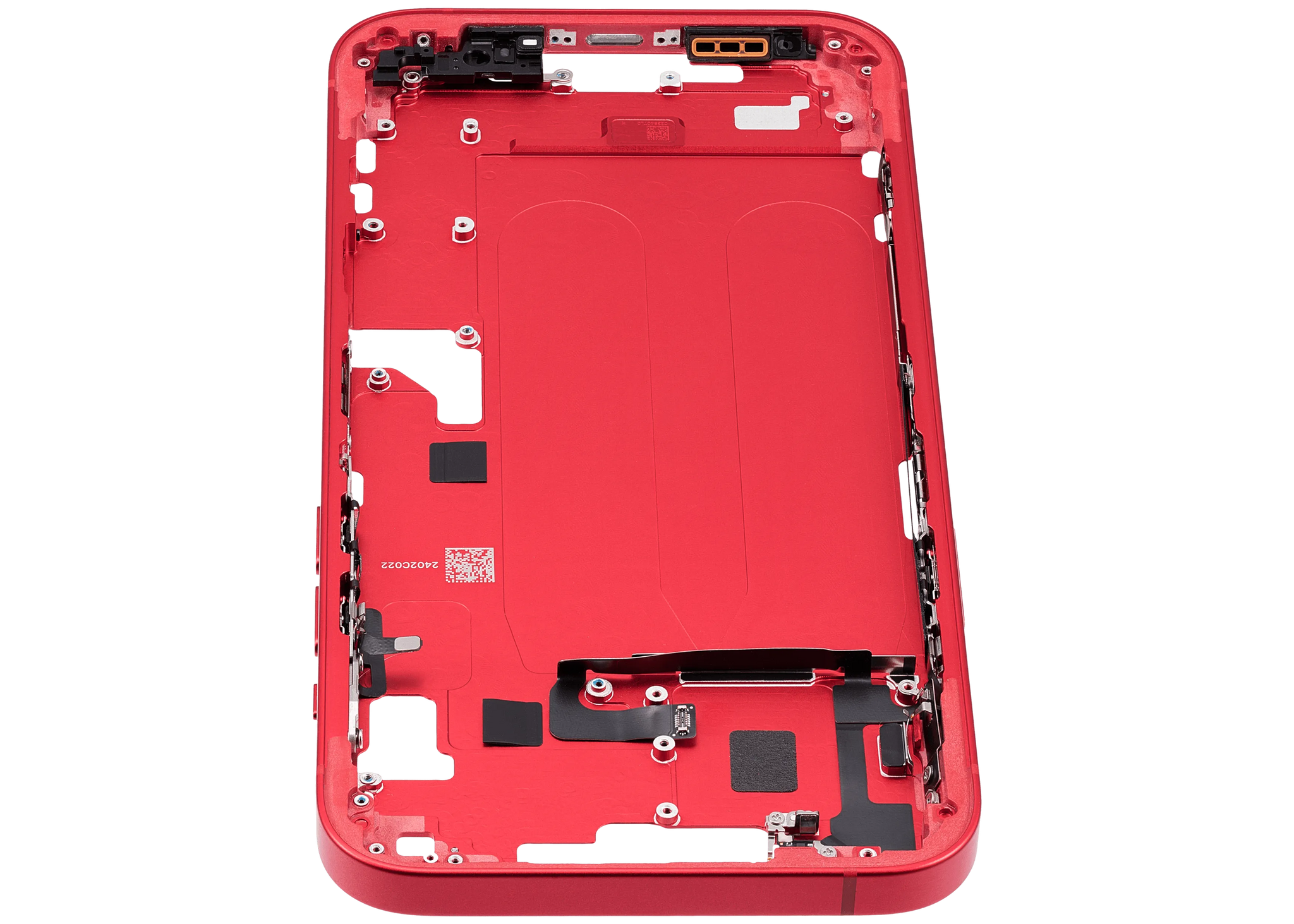 Mid-Frame Housing W/ Small Parts For iPhone 14 Plus (EU / Global Version) (Pull) (Red)
