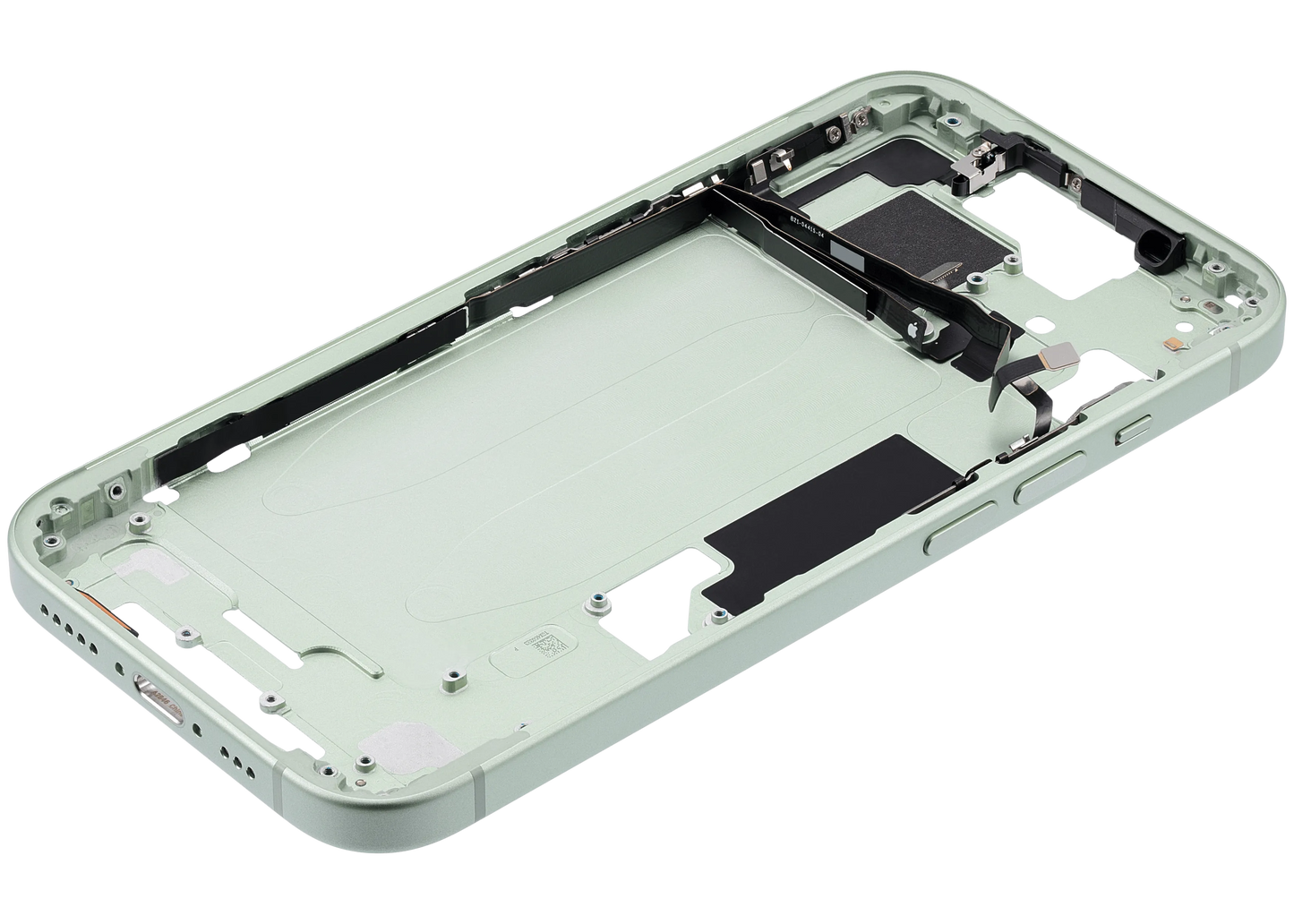 Mid-Frame Housing W/ Small Parts For iPhone 15 (US Version) (Used OEM Pull: Grade A) (Green)