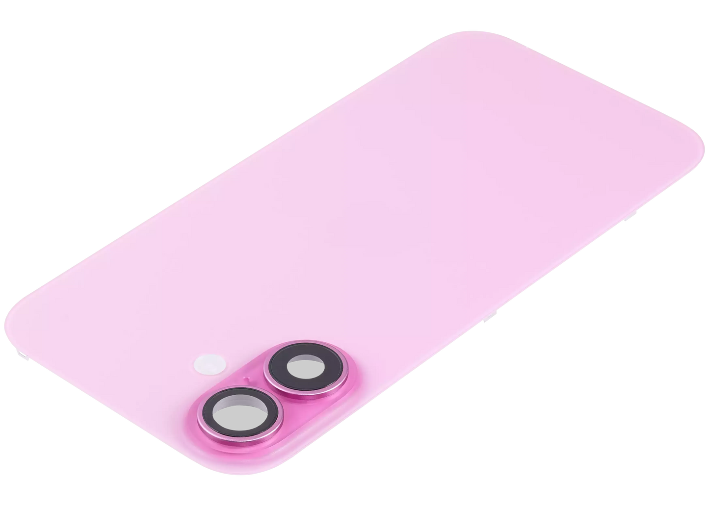 Back Glass w/ MagSafe Magnet & NFC & Flashlight Flex For iPhone 16 Plus (Pull) (Pink)