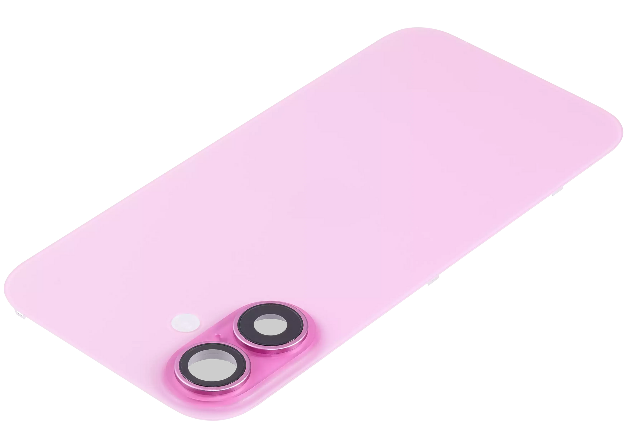 Back Glass w/ MagSafe Magnet & NFC & Flashlight Flex For iPhone 16 Plus (Pull) (Pink)