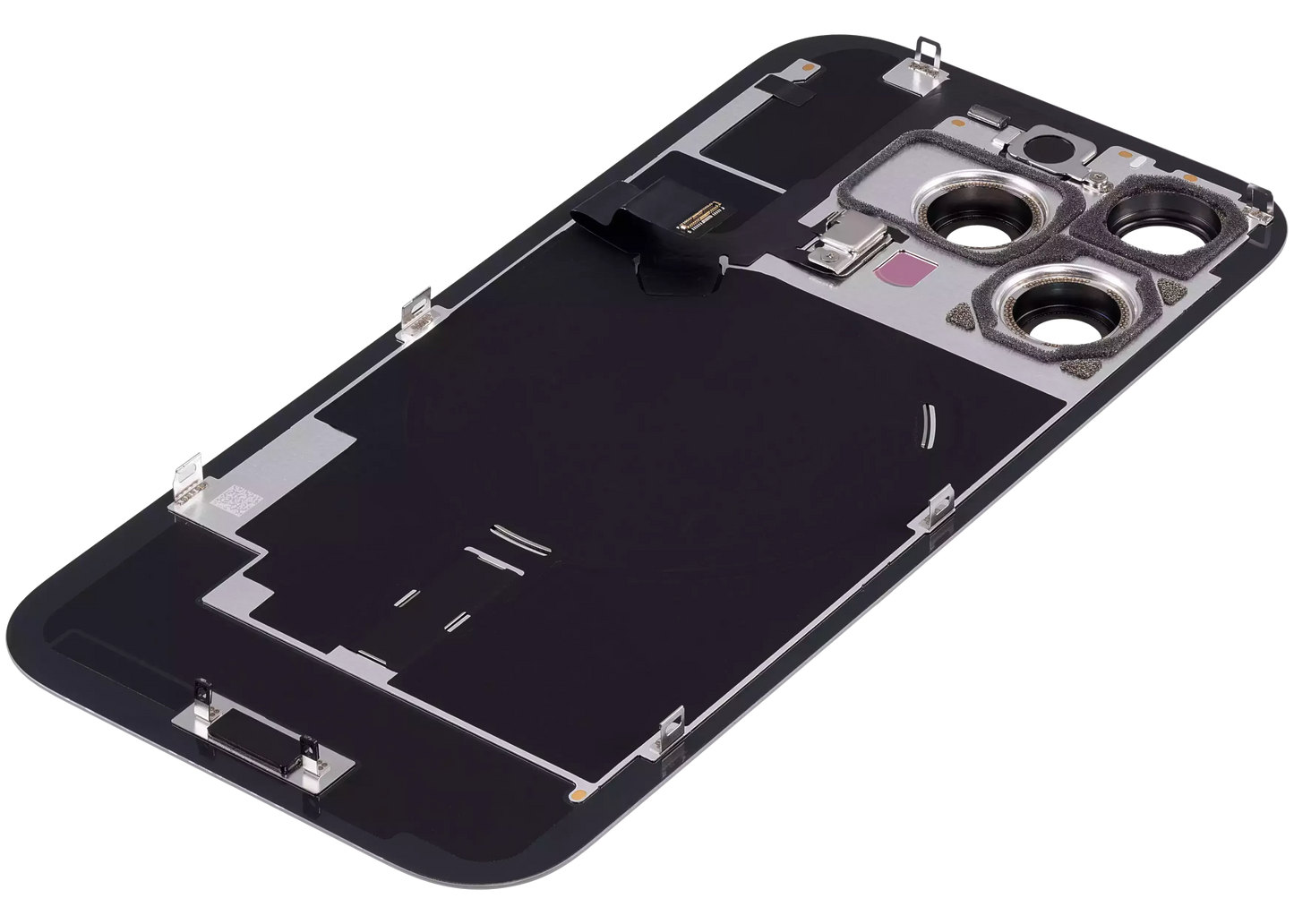 Back Glass w/ MagSafe Magnet & NFC & Flashlight Flex For iPhone 16 Pro (Pull) (Natural Titanium)