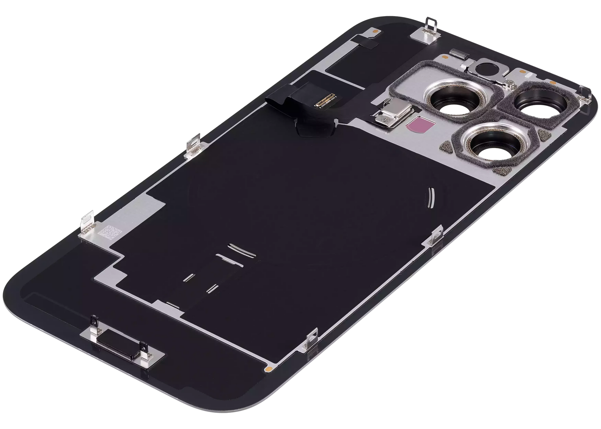 Back Glass w/ MagSafe Magnet & NFC & Flashlight Flex For iPhone 16 Pro (Pull) (Natural Titanium)