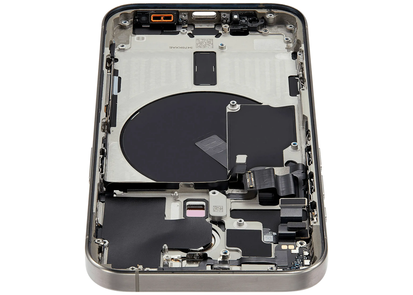 Back Housing W/ Small Parts For iPhone 15 Pro (US Version) (Pull) (Natural Titanium)