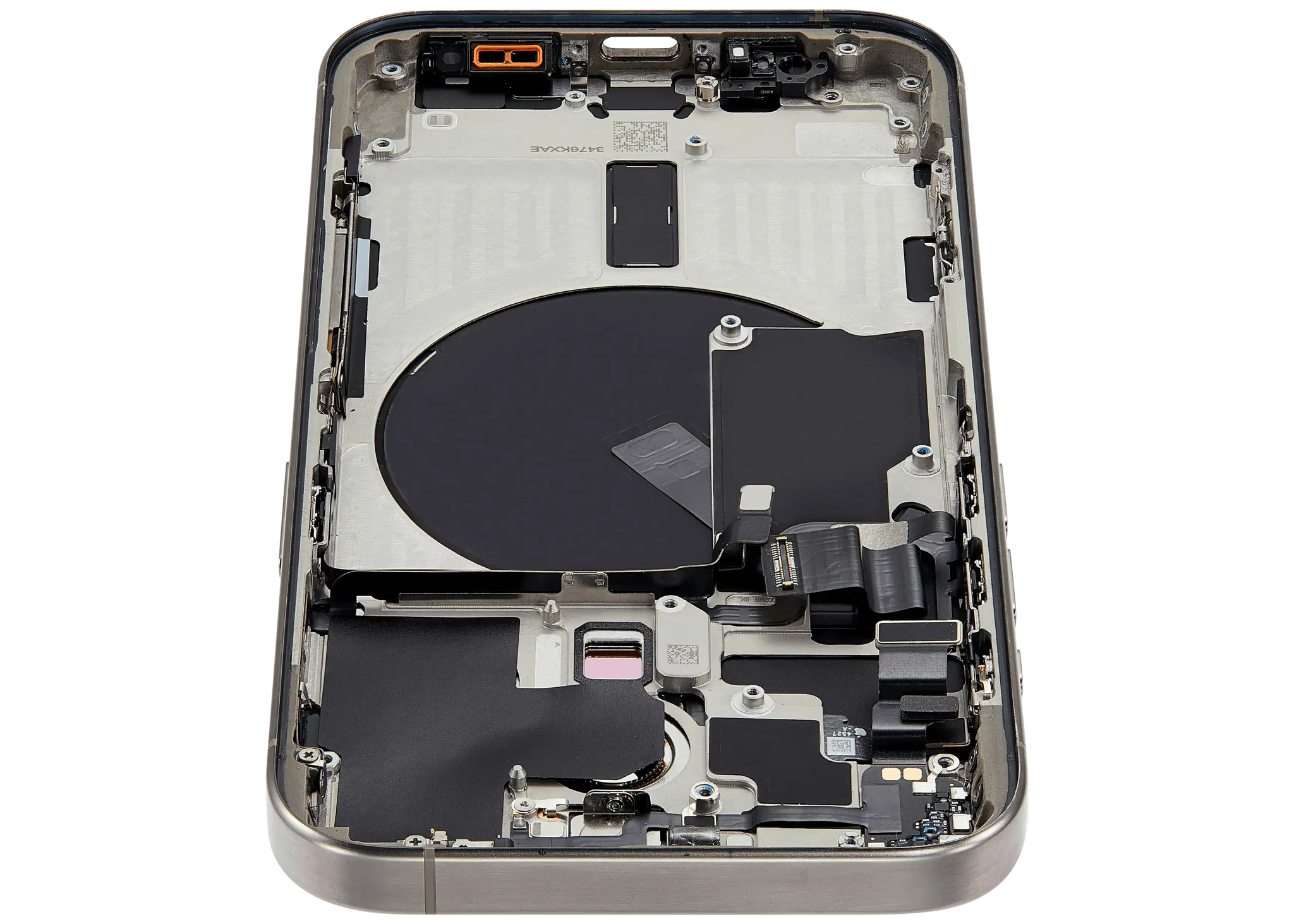 Back Housing W/ Small Parts For iPhone 15 Pro (US Version) (Pull) (Natural Titanium)