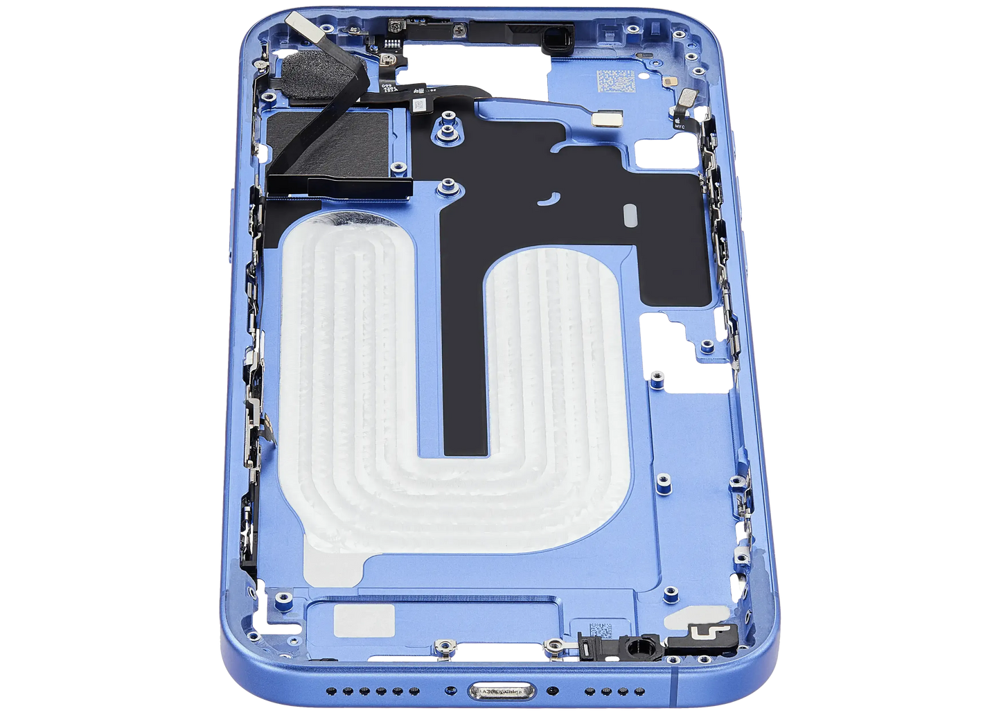 Mid-Frame Housing W/ Small Parts For iPhone 16 Plus (US Version) (Pull) (Ultramarine)