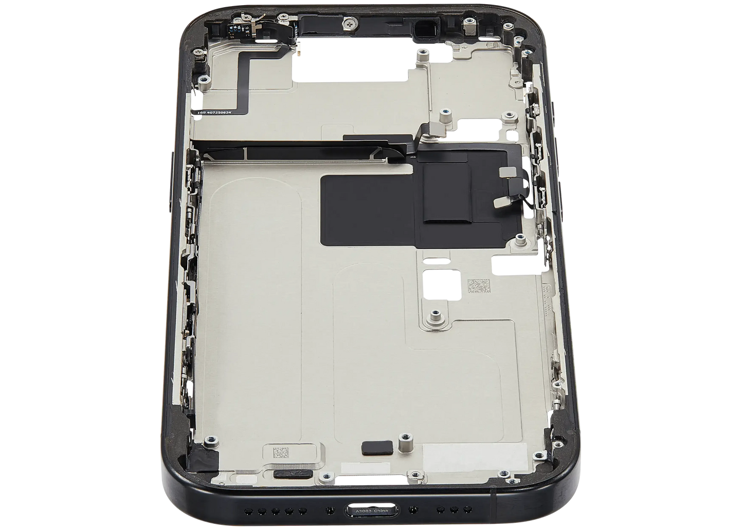 Mid-Frame Housing W/ Small Parts For iPhone 16 Pro (US Version) (Pull) (Black Titanium)