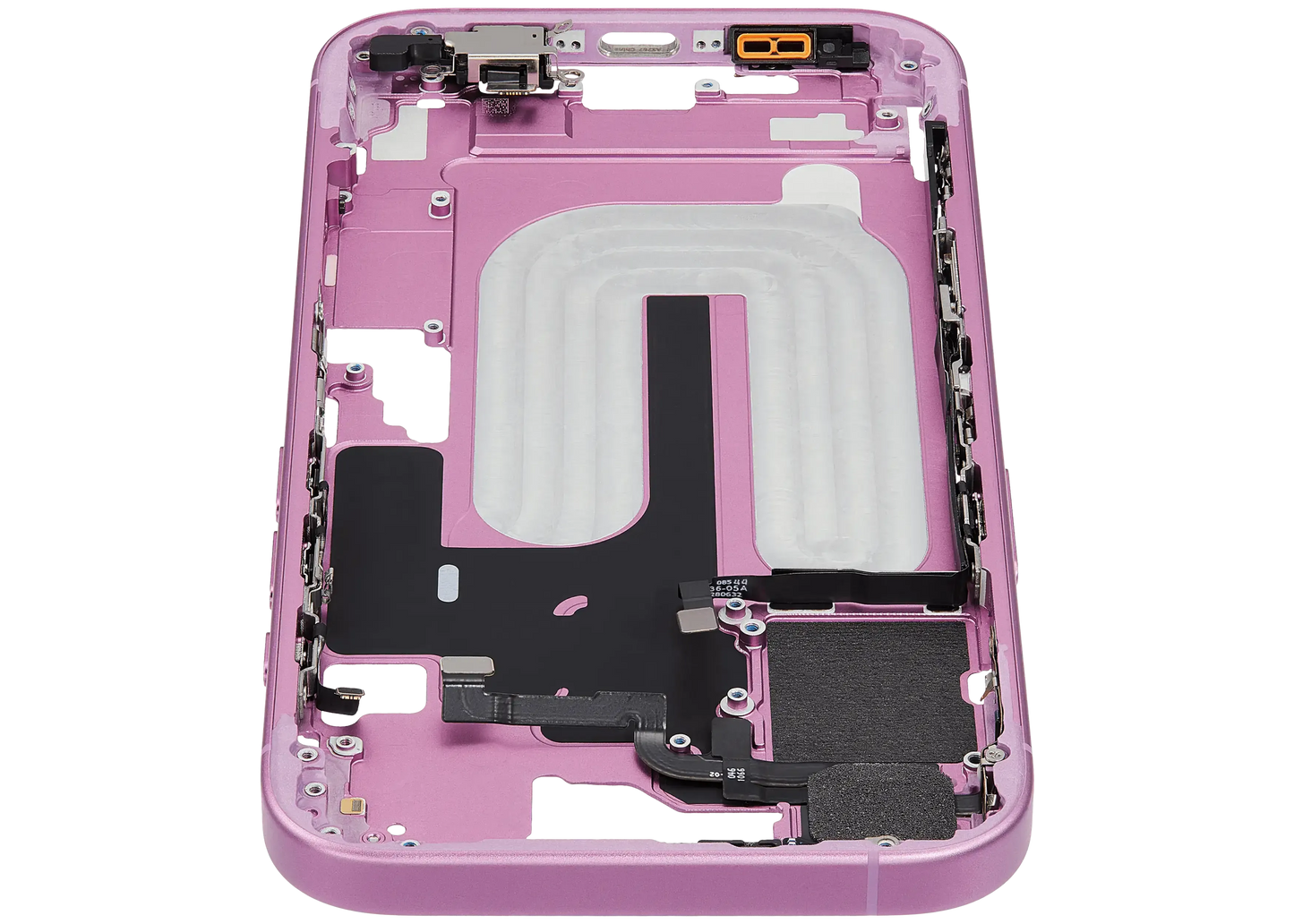 Mid-Frame Housing W/ Small Parts For iPhone 16 (EU / Global Version) (Pull) (Pink)