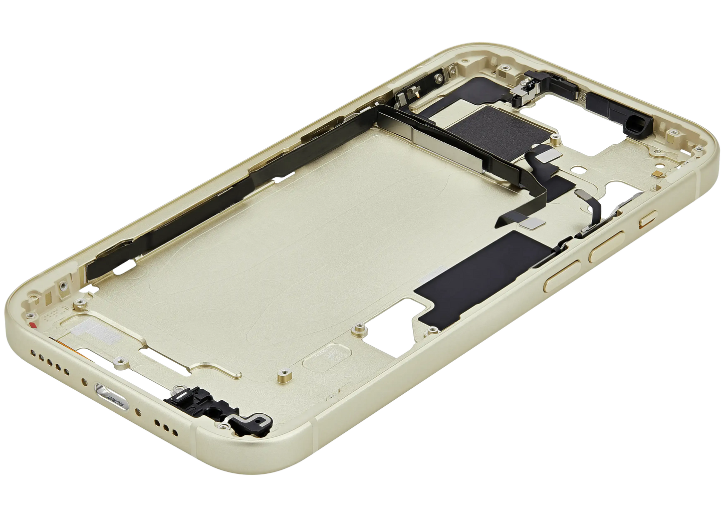Mid-Frame Housing W/ Small Parts For iPhone 15 (US Version) (Pull) (Yellow)