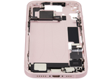Mid-Frame Housing W/ Charging Port Flex & Small Parts For iPhone 15 (EU / Global Version) (Pull) (Pink)