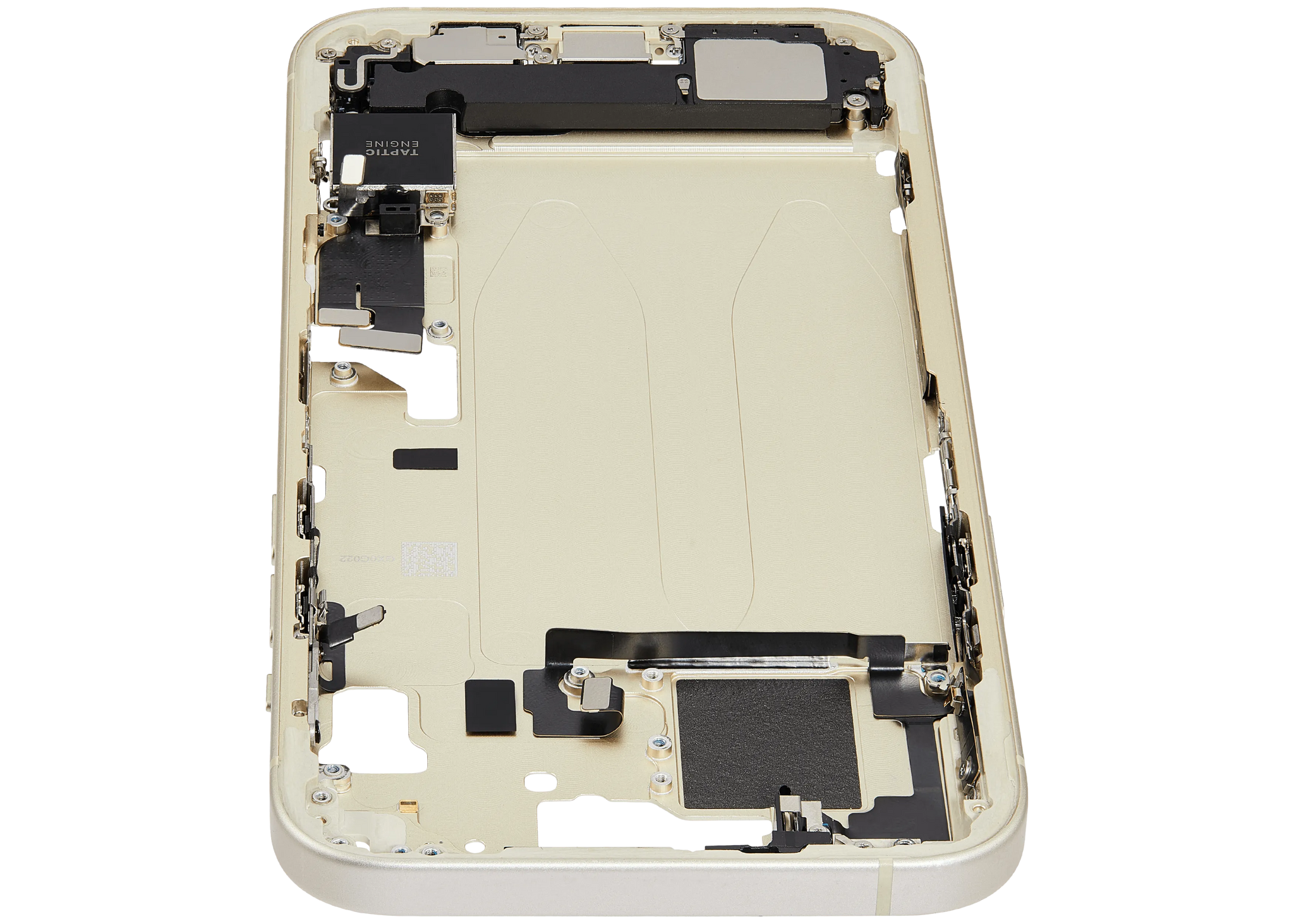 Mid-Frame Housing W/ Charging Port Flex & Small Parts For iPhone 15 Plus (EU / Global Version) (Pull) (Yellow)