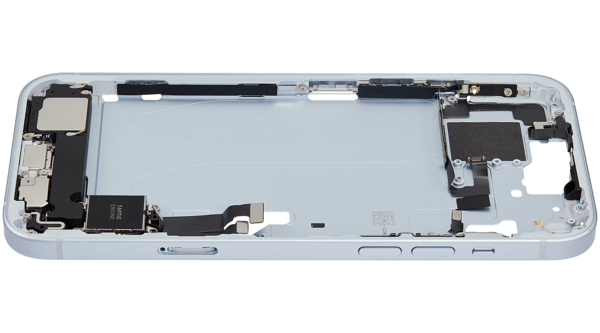 Mid-Frame Housing W/ Charging Port Flex & Small Parts For iPhone 15 Plus (EU / Global Version) (Pull) (Blue)