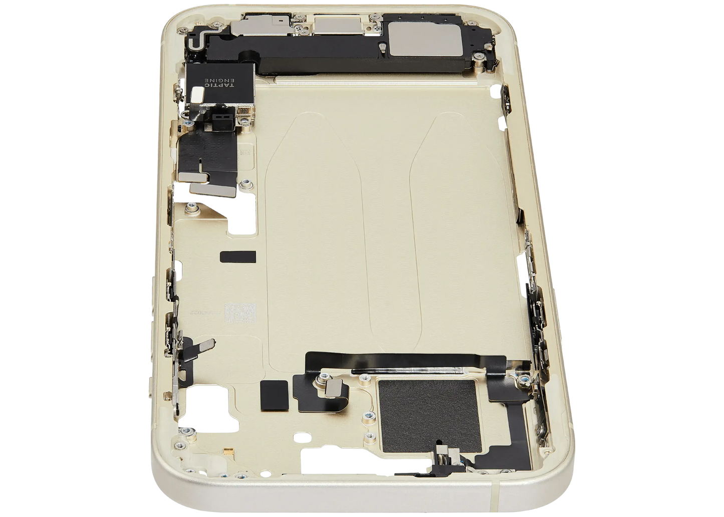 Mid-Frame Housing W/ Charging Port Flex & Small Parts For iPhone 15 Plus (EU / Global Version) (Pull) (Yellow)