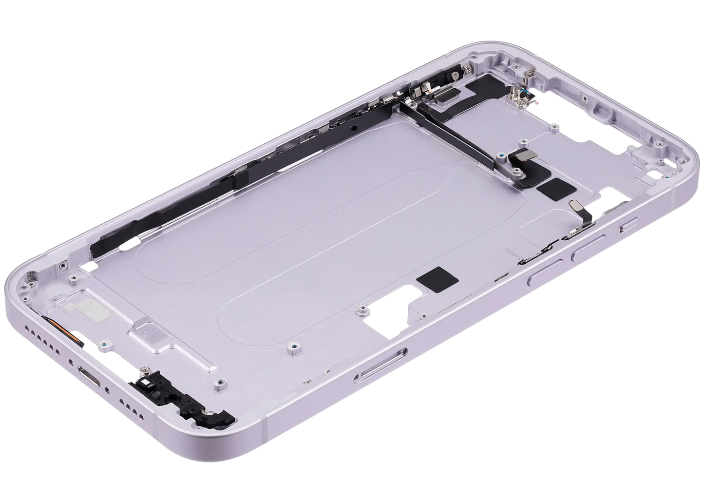 Mid-Frame Housing W/ Charging Port Flex & Small Parts For iPhone 14 Plus (EU / Global Version) (Pull) (Purple)