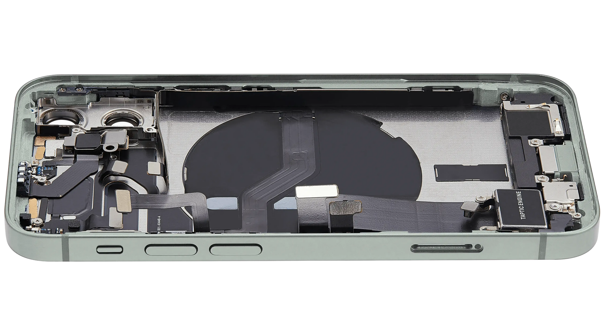 Back Housing W/ Charging Port Flex & Small Parts For iPhone 12 Mini (US Version) (Pull) (Green)