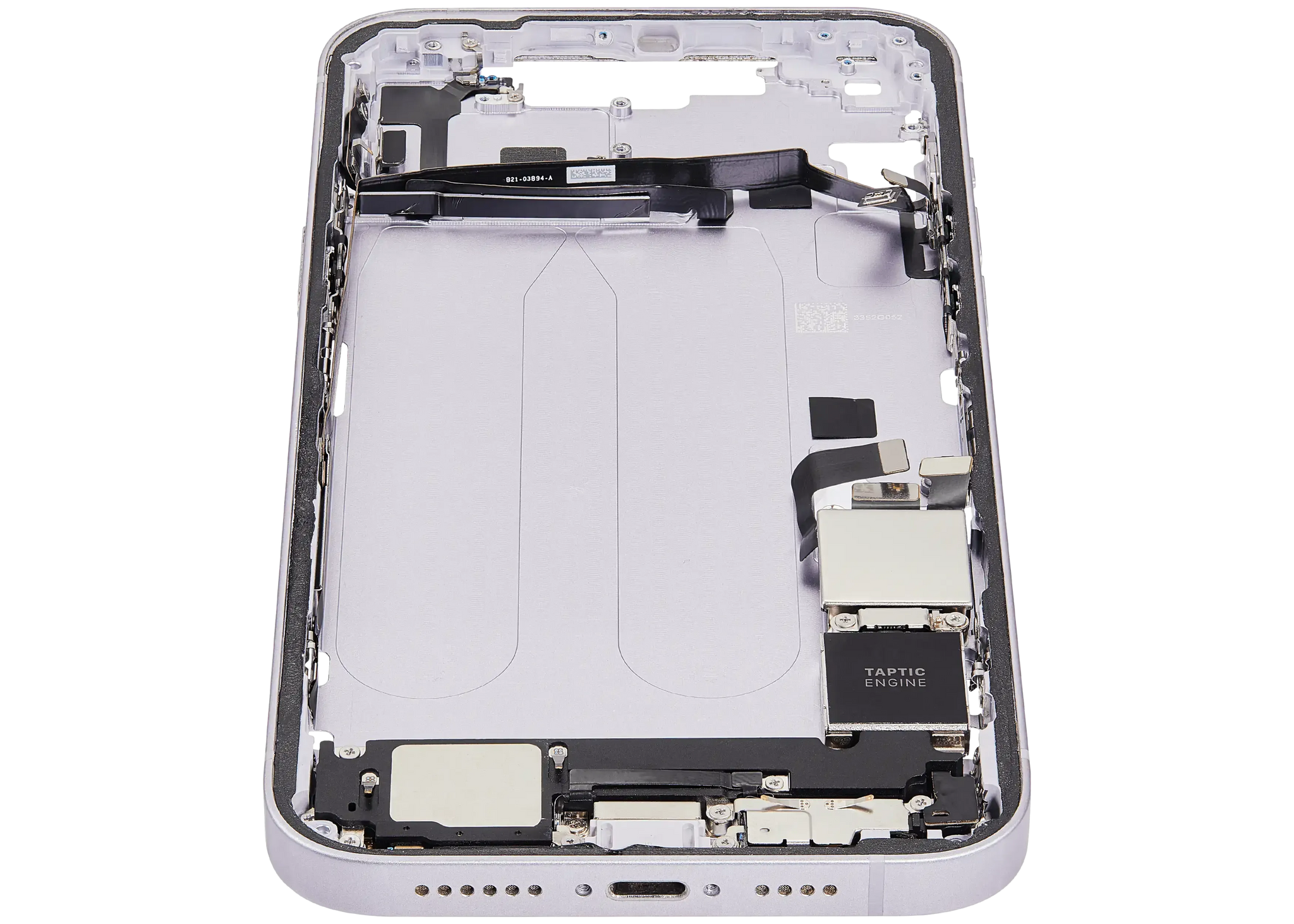 Mid-Frame Housing W/ Charging Port Flex & Small Parts For iPhone 14 Plus (US Version) (Pull) (Purple)