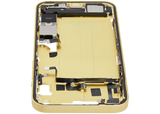 Mid-Frame Housing W/ Charging Port Flex & Small Parts For iPhone 14 Plus (US Version) (Pull) (Yellow)