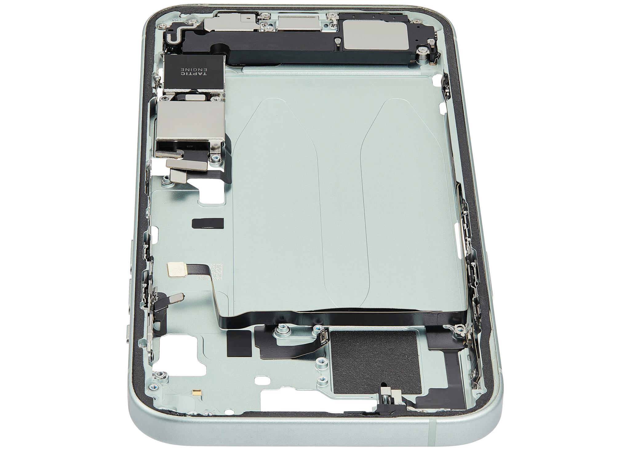 Mid-Frame Housing W/ Charging Port Flex & Small Parts For iPhone 15 Plus (US Version) (Pull) (Green)