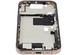 Mid-Frame Housing W/ Charging Port Flex & Small Parts For iPhone 16 Pro (US Version) (Pull) (Desert Titanium)