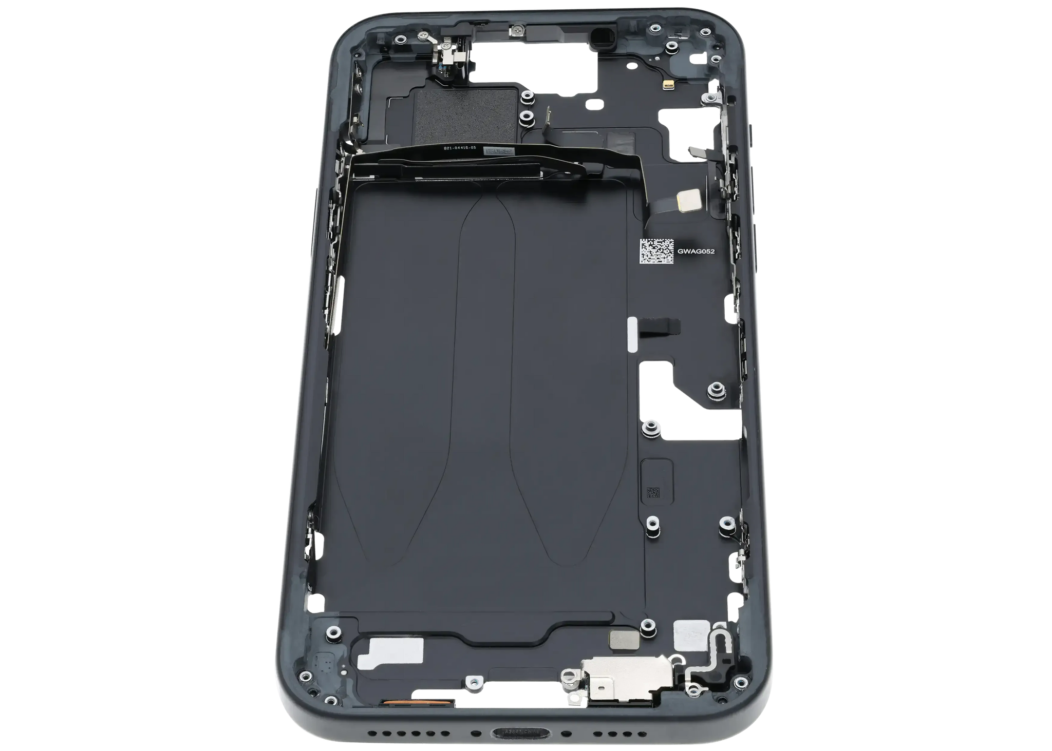 Mid-Frame Housing W/ Small Parts For iPhone 15 Plus (US Version) (Pull) (Black)