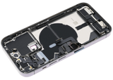 Back Housing W/ Charging Port Flex & Small Parts For iPhone 14 Pro (EU / Global Version) (Pull) (Deep Purple)