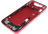 Mid-Frame Housing W/ Charging Port Flex & Small Parts For iPhone 14 (EU / Global Version) (Pull) (Red)