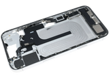 Mid-Frame Housing W/ Charging Port Flex & Small Parts For iPhone 16 Plus (EU / Global Version) (Pull) (White)