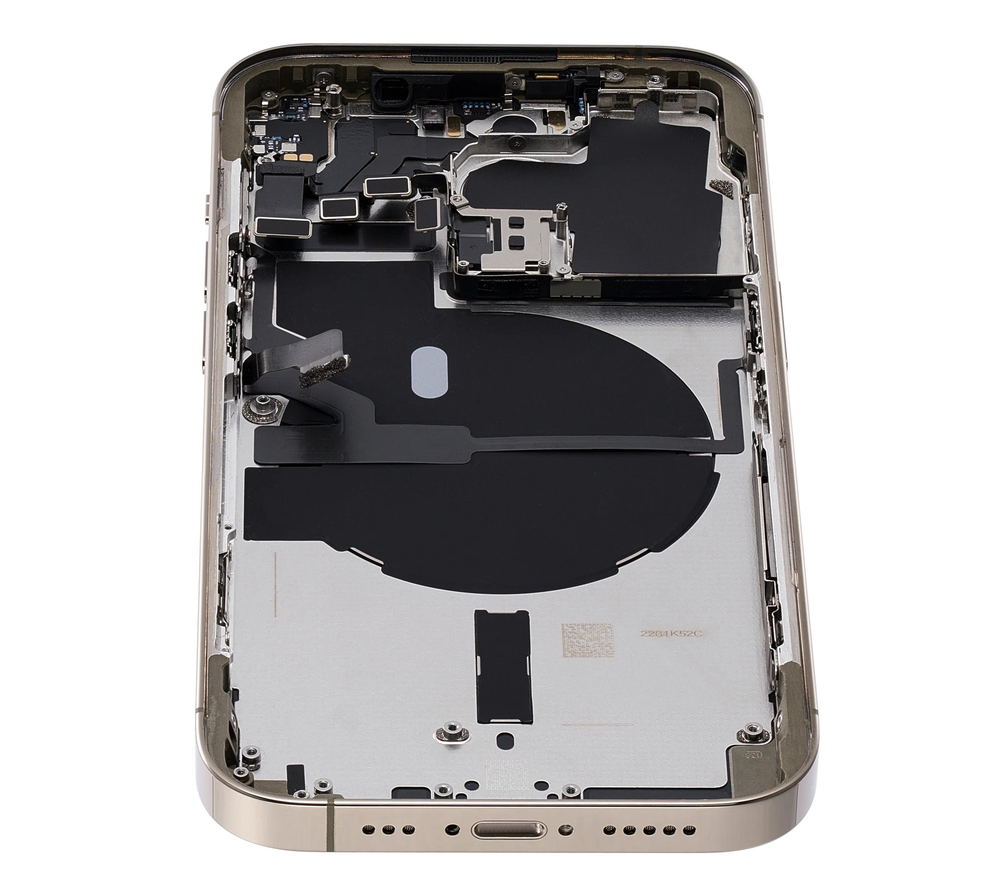 Back Housing W/ Small Parts For iPhone 14 Pro (US Version) (Pull) (Gold)