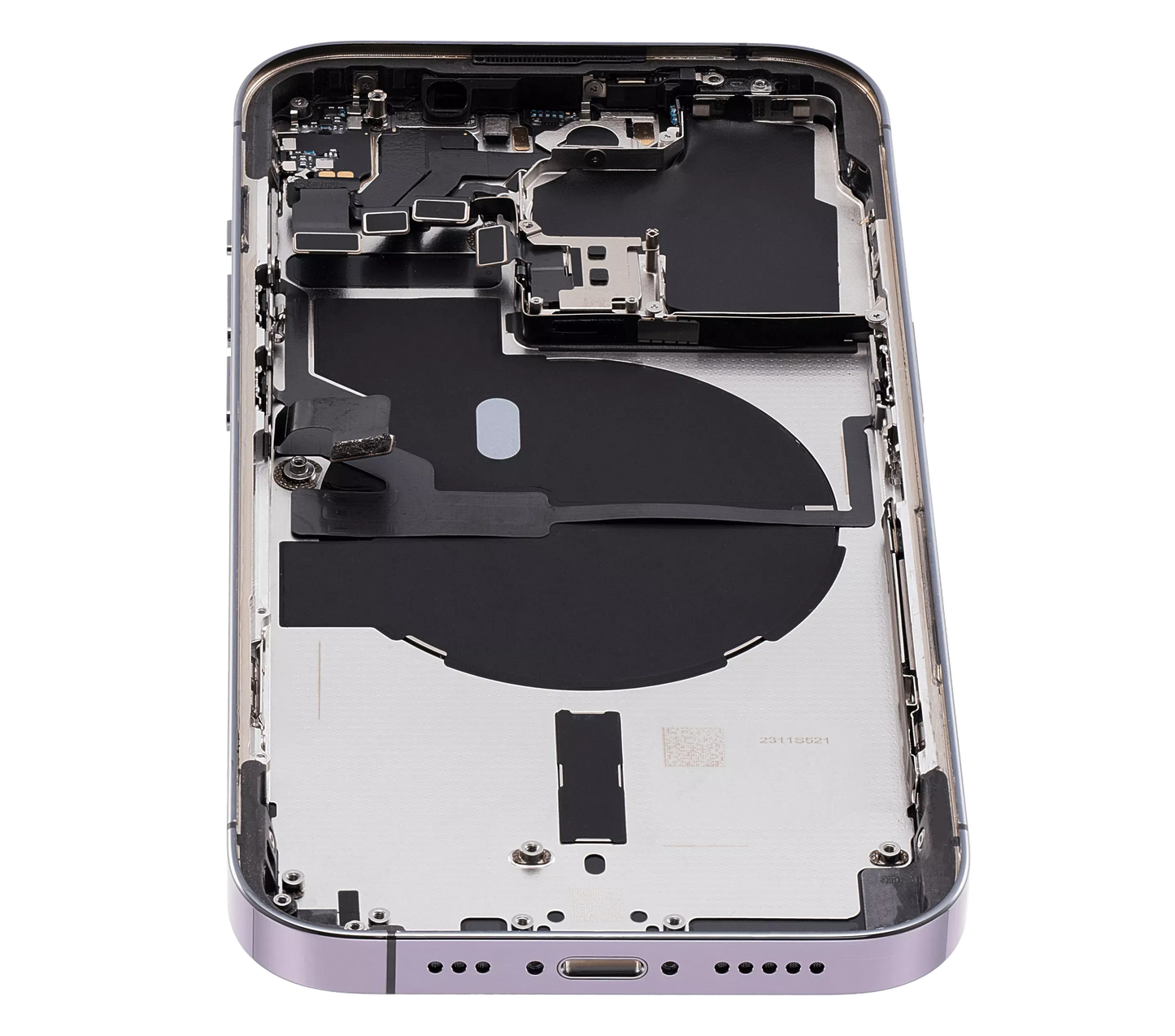 Back Housing W/ Small Parts For iPhone 14 Pro (US Version) (Pull) (Deep Purple)