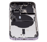 Back Housing W/ Small Parts For iPhone 14 Pro (US Version) (Pull) (Deep Purple)