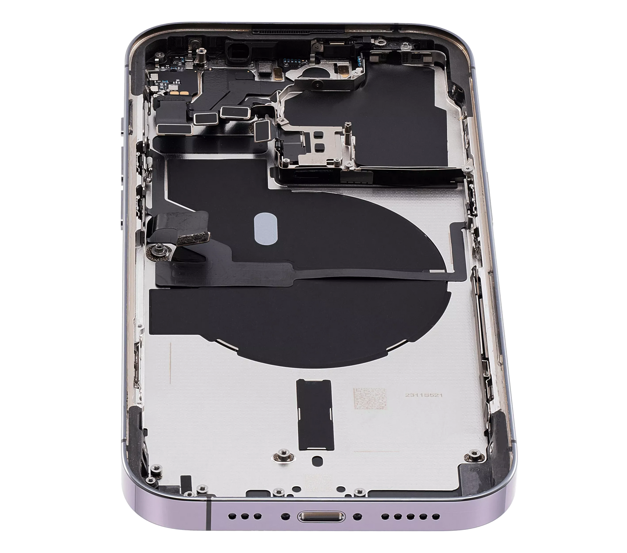 Back Housing W/ Small Parts For iPhone 14 Pro (US Version) (Pull) (Deep Purple)
