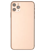 Back Housing W/ Small Components Pre-Installed For iPhone 11 Pro Max (Pull) (Gold)