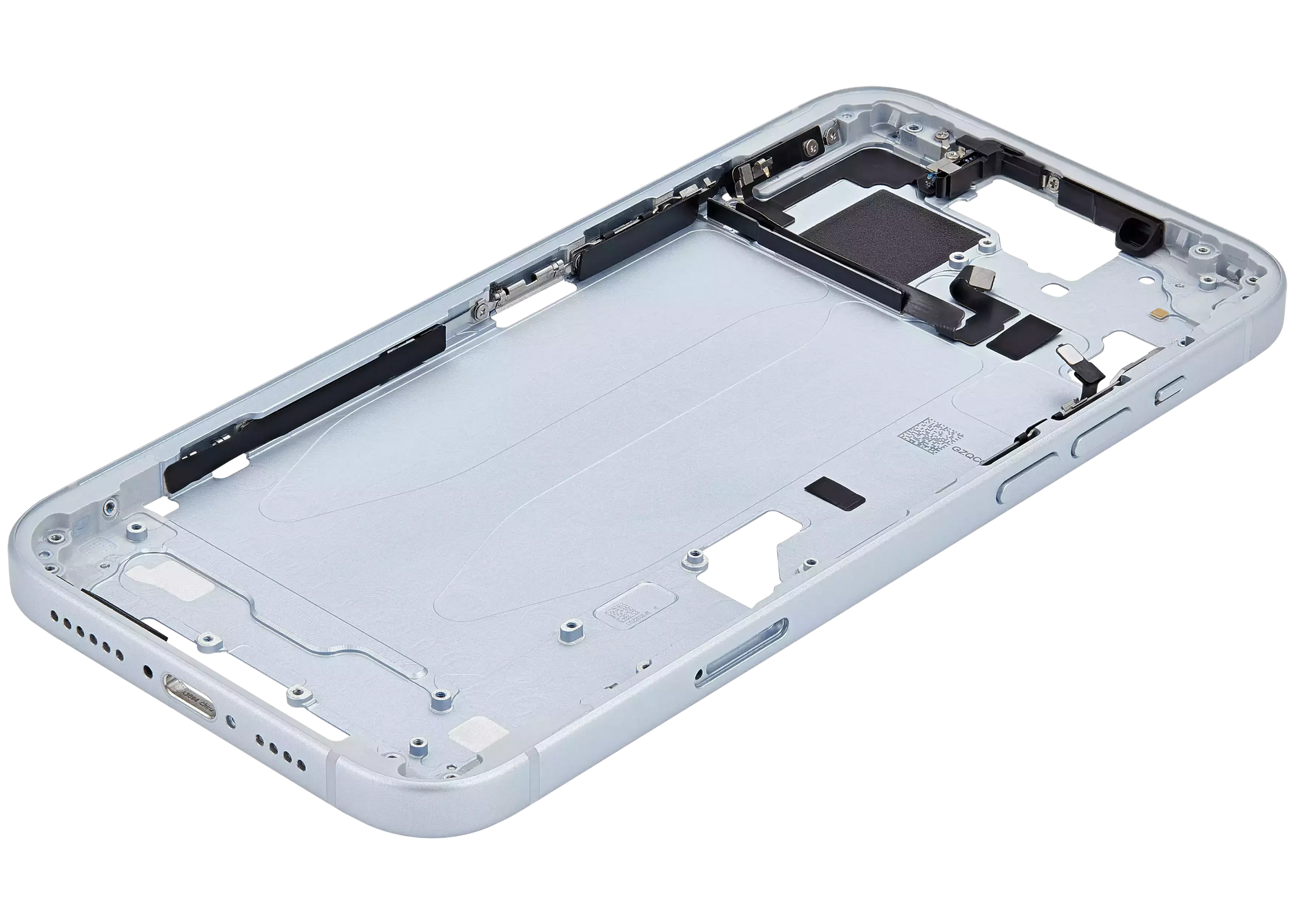 Mid-Frame Housing W/ Small Parts For iPhone 15 Plus (EU / Global Version) (Pull) (Blue)