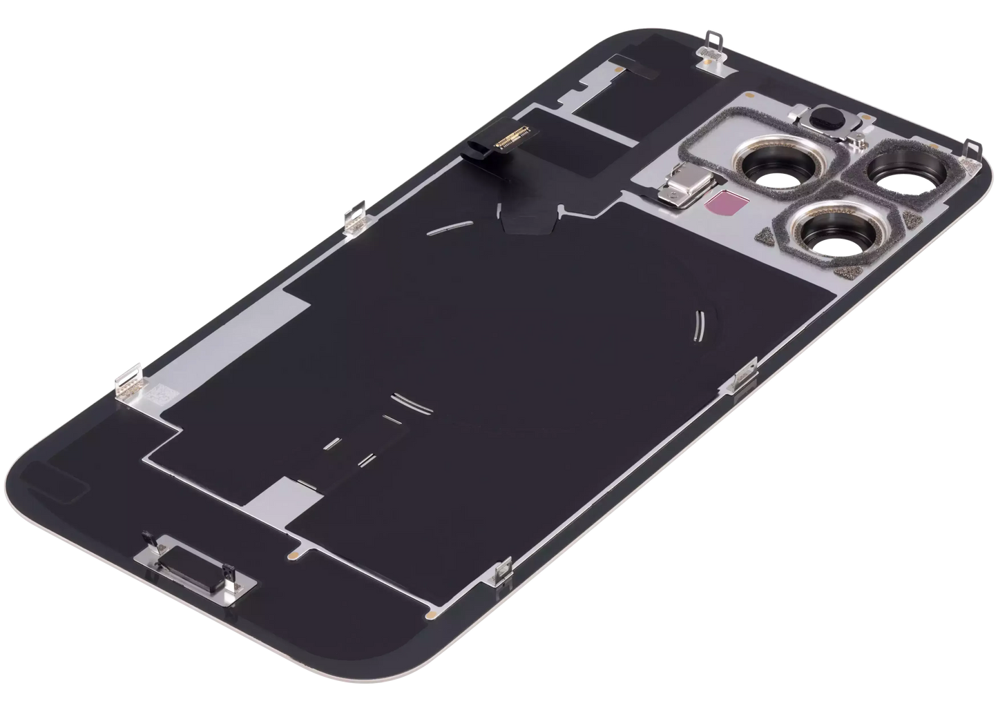 Back Glass w/ MagSafe Magnet & NFC & Flashlight Flex For iPhone 16 Pro Max (Pull) (Desert Titanium)