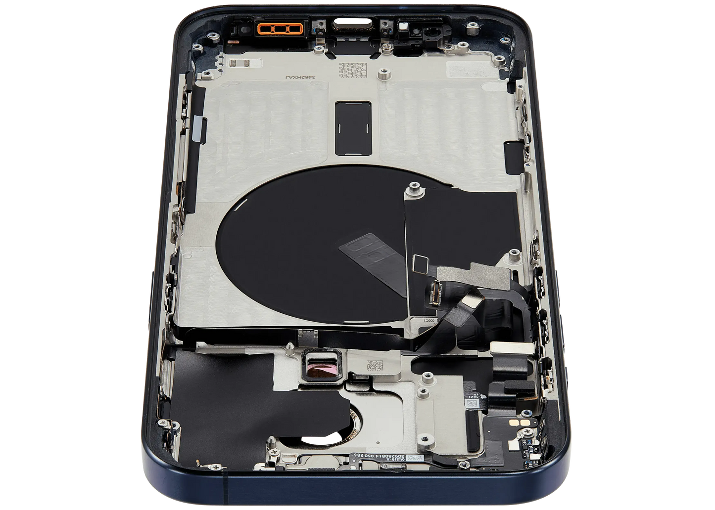 Back Housing W/ Small Parts For iPhone 15 Pro Max (US Version) (Pull) (Blue Titanium)