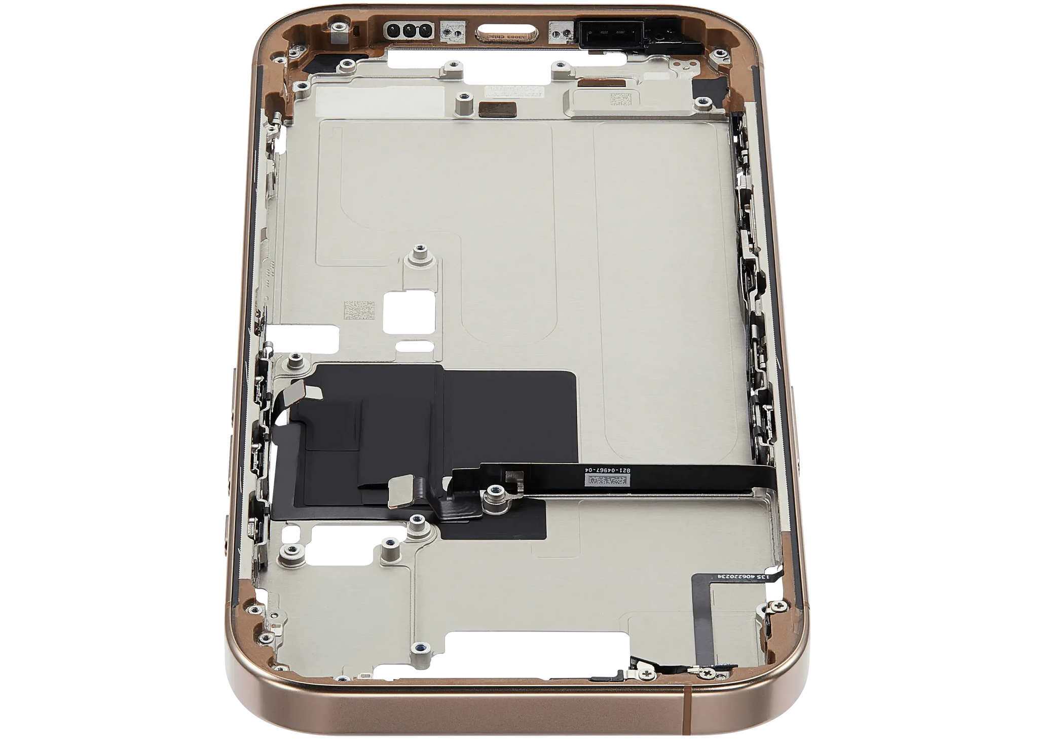 Mid-Frame Housing W/ Small Parts For iPhone 16 Pro (US Version) (Pull) (Desert Titanium)