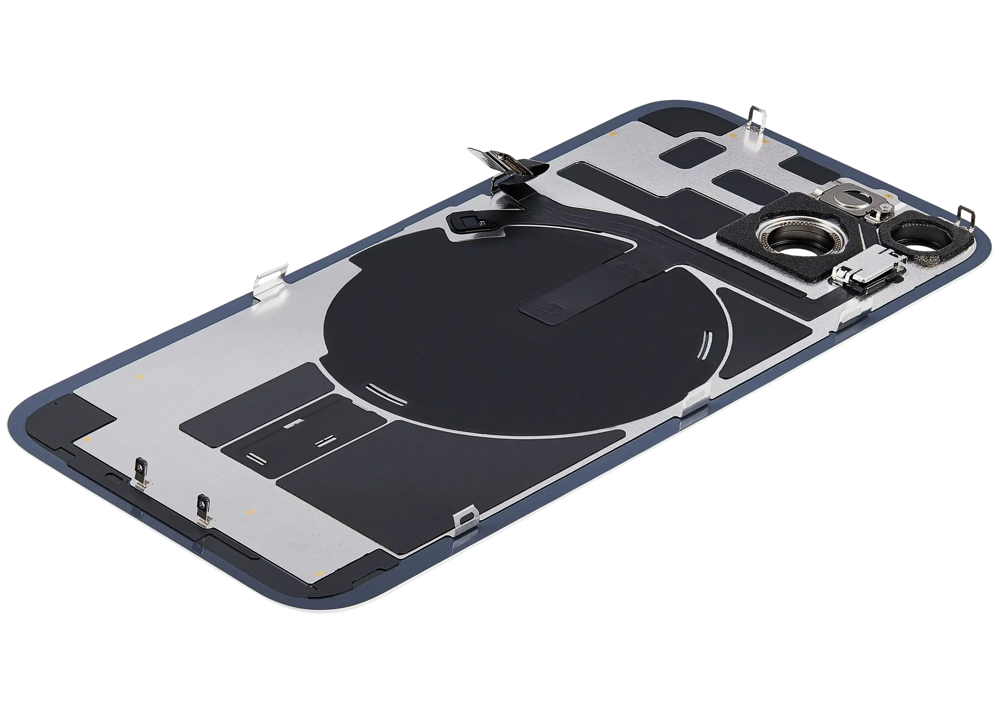 Back Glass w/ MagSafe Magnet & NFC & Flashlight Flex For iPhone 14 (Pull) (Starlight)
