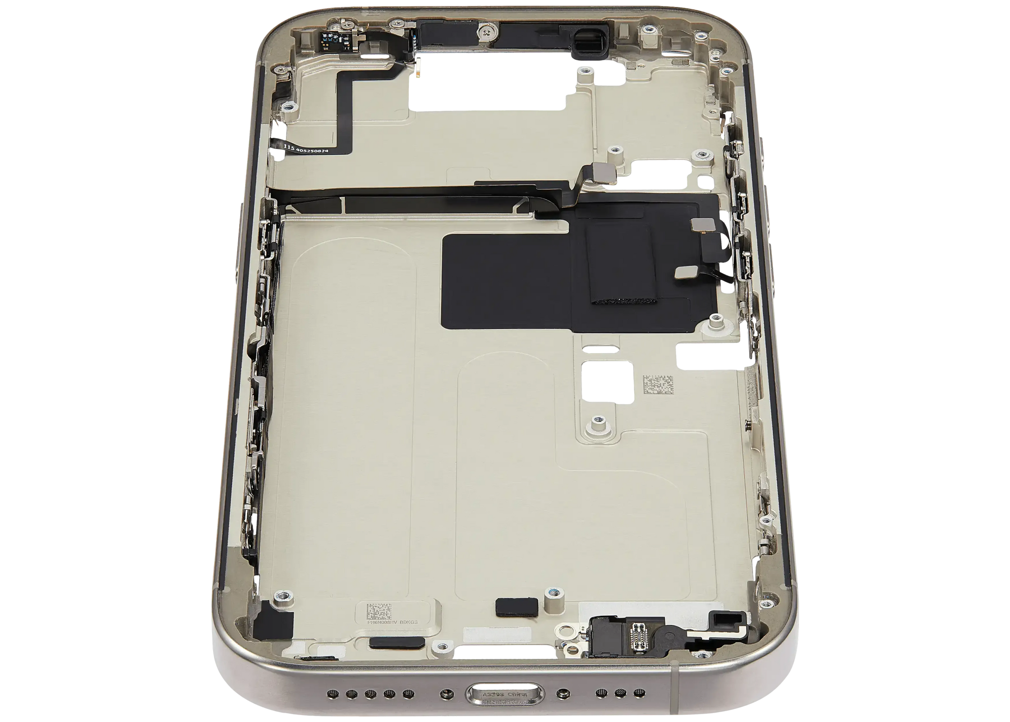 Mid-Frame Housing W/ Small Parts For iPhone 16 Pro (EU / Global Version) (Pull) (Natural Titanium)