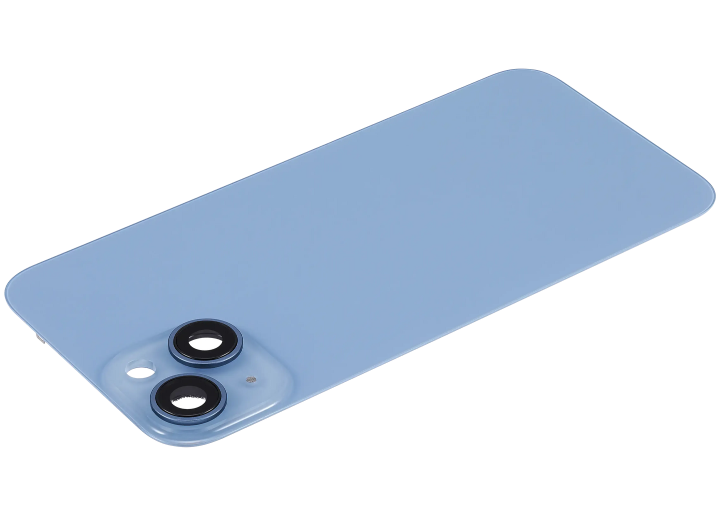 Back Glass w/ MagSafe Magnet & NFC & Flashlight Flex For iPhone 14 (Pull) (Blue)